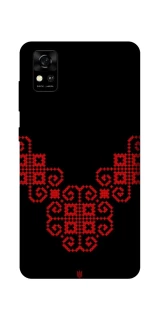 Чохол на ZTE Blade A31 Чорно-червона вишиванка фото 1 з 1