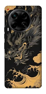 Чохол на TECNO Camon 30 (CL6) gold dragon фото 1 з 1