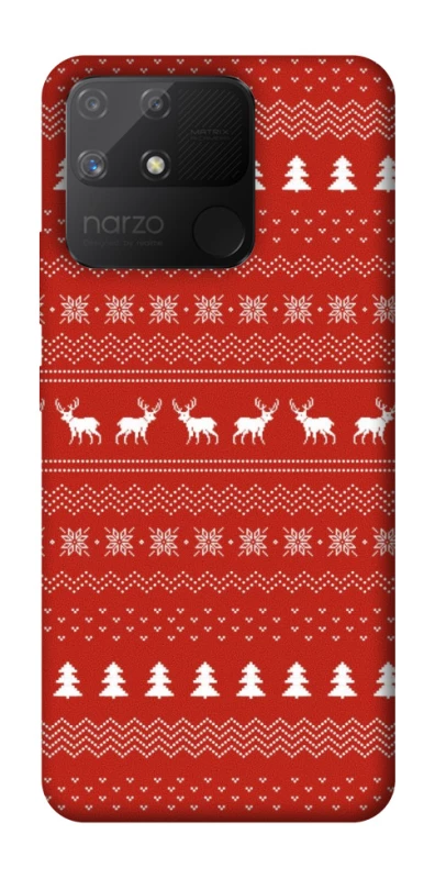 Чохол на Realme Narzo 50A Новорічний v12 фото 1 з 1