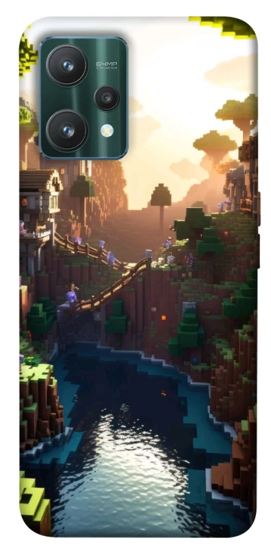 Чохол на Realme 9 Pro Minecraft sunset фото 1 з 1