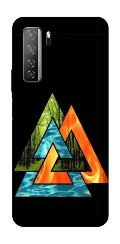 Чехол на Huawei Nova 7 SE Валькнут v4 фото 1 из 1