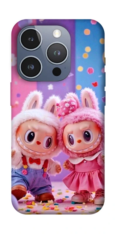 Чохол на Apple iPhone 16 Pro Labubu twins ver.3 фото 1 з 1