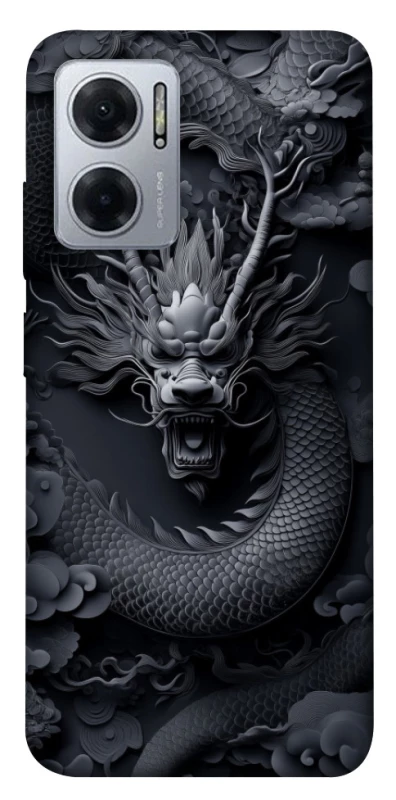 Чехол на Xiaomi Redmi Note 11E black dragon фото 1 из 1