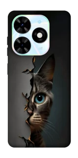 Чехол на TECNO Spark Go 2024 Кот-подглядыватель v2 фото 1 из 1