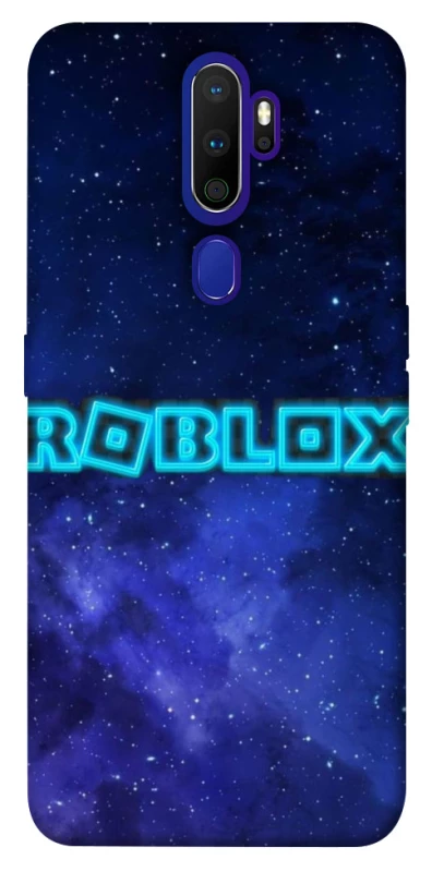Чохол на Oppo A5 (2020) / Oppo A9 (2020) Roblox Space Logo Blue фото 1 з 1