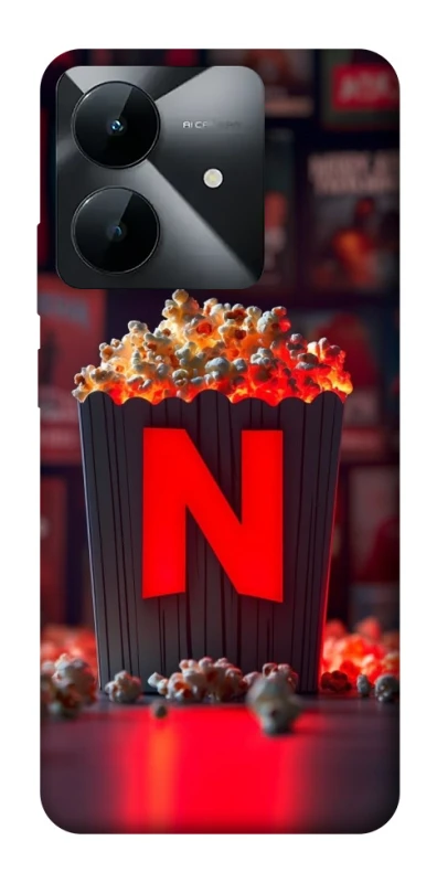 Чохол на Realme Note 60x Netflix and popcorn фото 1 з 1