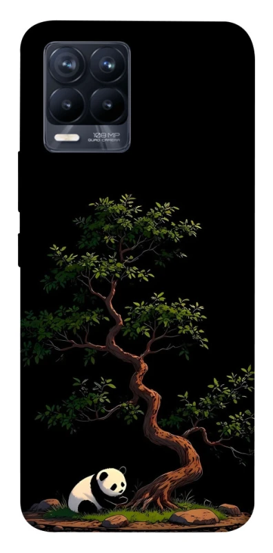 Чохол на Realme 8 Panda and tree фото 1 з 1