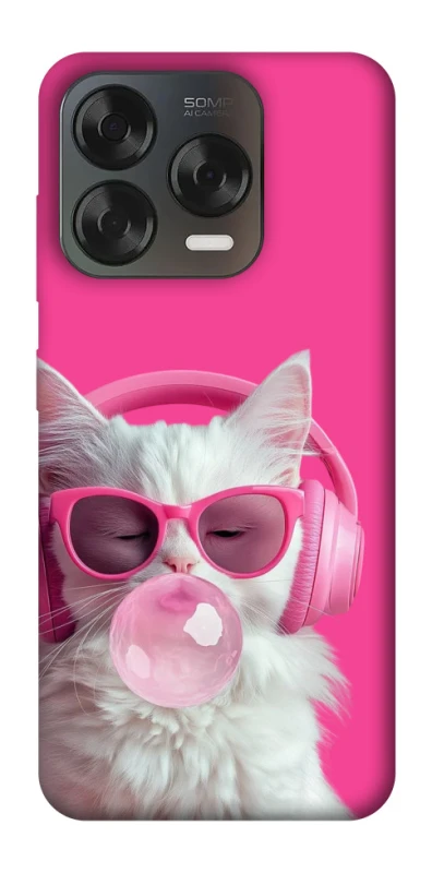 Чохол на ZTE Blade V70 Design Pink kitty фото 2 з 2