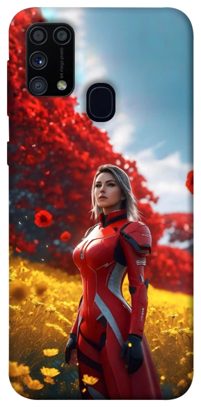 Чохол на Samsung Galaxy M31 Cyber space girl ver.5 фото 1 з 1