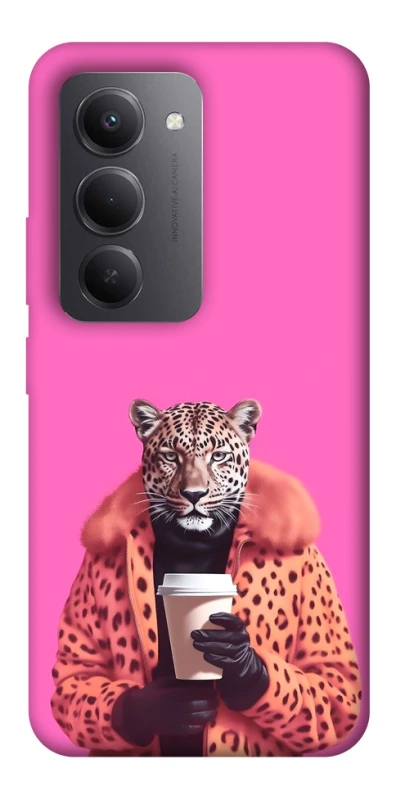 Чохол на Xiaomi Redmi 15 (EU) Леопард з кавою фото 1 з 1