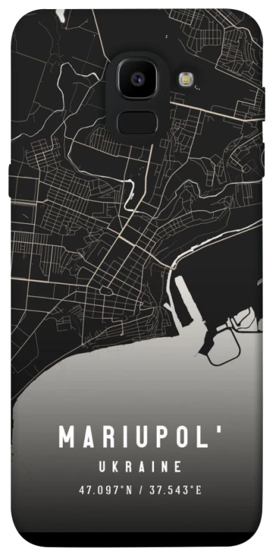Чохол на Samsung J600F Galaxy J6 (2018) Mariupol map фото 1 з 1