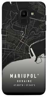 Чехол на Samsung J600F Galaxy J6 (2018) Mariupol map фото 1 из 1