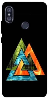 Чехол на Xiaomi Redmi Note 5 Pro / Note 5 (AI Dual Camera) Валькнут v4 фото 1 из 1