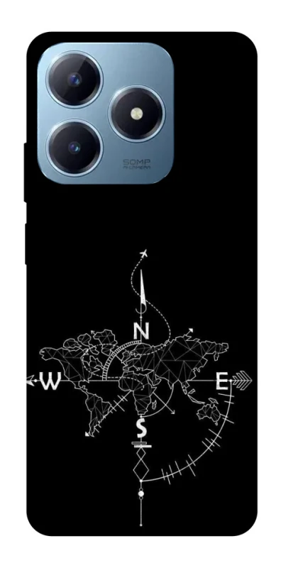 Чехол на Realme C63 Travel Map фото 1 из 1