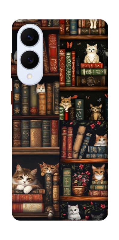 Чохол на Samsung Galaxy S25 Edge Cats & Books фото 1 з 1