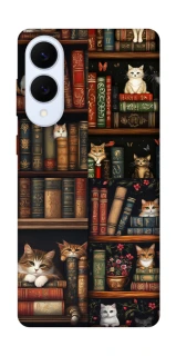 Чохол на Samsung Galaxy S25 Edge Cats & Books фото 1 з 1