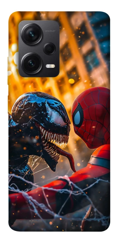 Чехол на Xiaomi Redmi Note 12 Pro 5G Venom vs Spiderman фото 1 из 1