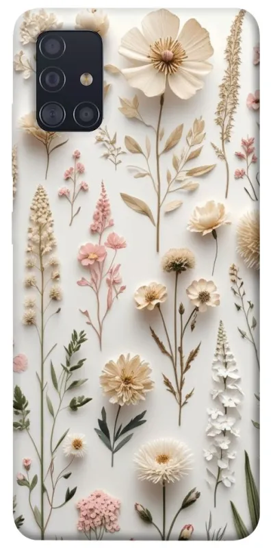 Чехол на Samsung Galaxy A51 Floral design ver.1 фото 1 из 1