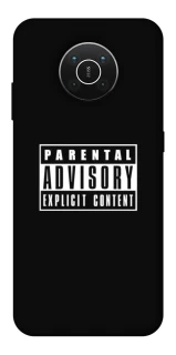 Чохол на Nokia X10 / X20 Parental Advisory Label фото 1 Чохол на Nokia X10 / X20 Parental Advisory Label фото 1 з 1