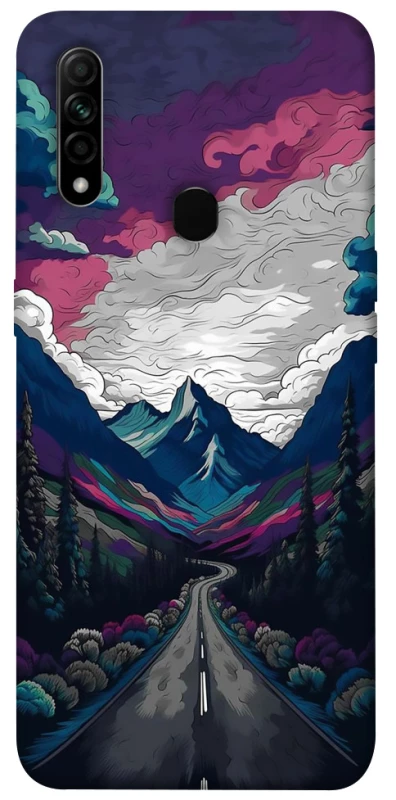 Чехол на Oppo A31 Нарисованные горы фото 1 из 1