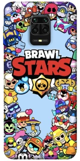 Чехол на Xiaomi Redmi Note 9s / Note 9 Pro / Note 9 Pro Max Brawl Stars ver.2 фото 1 из 1