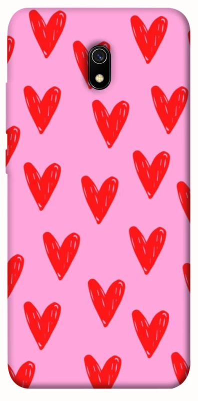 Чехол на Xiaomi Redmi 8a Red hearts 2 фото 1 из 1