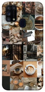 Чохол на Samsung Galaxy M31 Coffee collage ver.3 фото 1 з 1