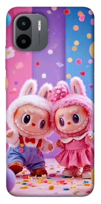 Чохол на Xiaomi Redmi A1 / A2 Labubu twins ver.3 фото 1 з 1