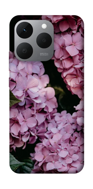 Чехол на Realme 15T Розовые гартензии фото 1 из 1