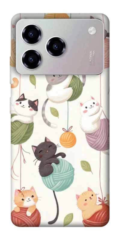 Чехол на ZTE Blade A76 Funny Kittens фото 1 из 1