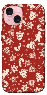 Чохол на Apple iPhone 15 (6.1") Новорічний v3 фото 1 з 1