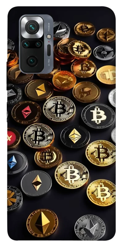 Чехол на Xiaomi Redmi Note 10 Pro Many coins фото 1 из 1
