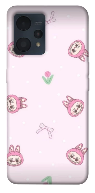 Чохол на Realme 9 4G / 9 Pro+ Labubu Flower фото 1 з 1