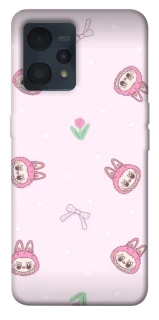 Чохол на Realme 9 4G / 9 Pro+ Labubu Flower фото 1 з 1