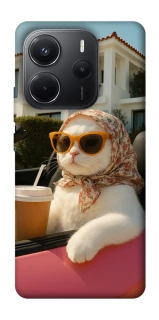Чохол на Xiaomi Redmi Note 14 4G (Int. version) Stylish Cat Cruise фото 1 з 1