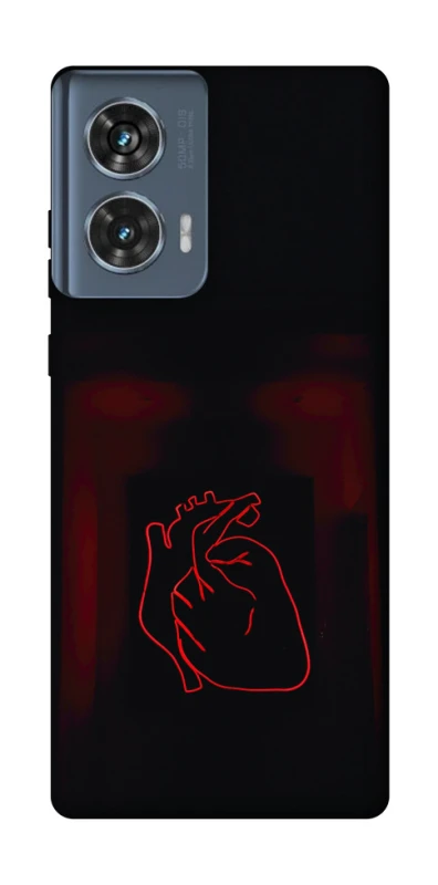 Чехол на Motorola Edge 50 Красное сердце фото 1 из 1
