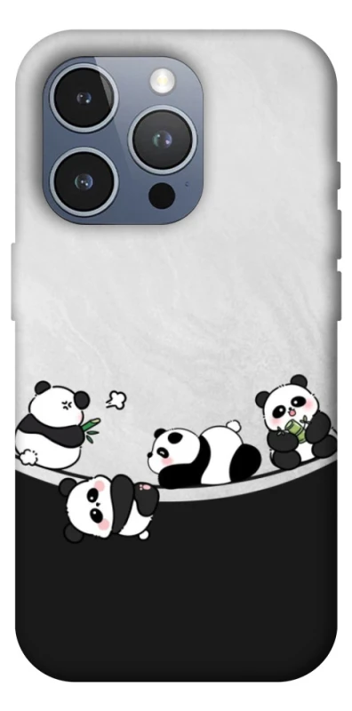 Чохол на Apple iPhone 16 Pro Max Four pandas фото 1 з 1