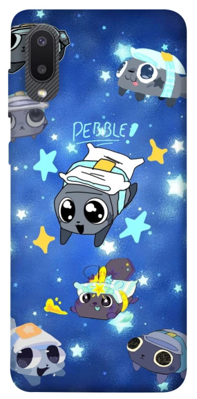 Чохол на Samsung Galaxy A02 Pebble kitten stars фото 1 з 1