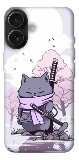 Чохол на Apple iPhone 17 (6.3") Samurai cat фото 1 Чохол на Apple iPhone 17 (6.3") Samurai cat фото 1 з 1