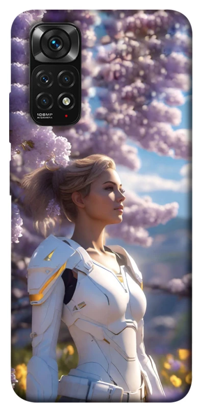 Чехол на Xiaomi Redmi Note 11 (Global) / Note 11S Cyber space girl ver.1 фото 1 из 1