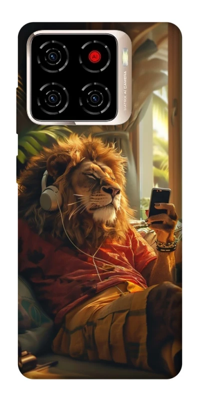 Чохол на ZTE Blade A56 Лев v2 фото 1 з 1