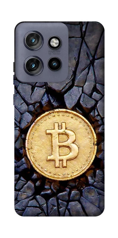 Чехол на Motorola Edge 50 Neo Bitcoin cracks фото 1 из 1