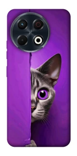 Чехол на TECNO Spark 30 Pro (KL7) Кот-подглядыватель фото 1 Чехол на TECNO Spark 30 Pro (KL7) Кот-подглядыватель фото 1 из 1