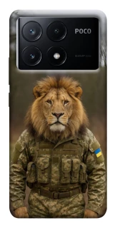 Чохол на Xiaomi Poco X6 Лев захисник фото 1 з 1
