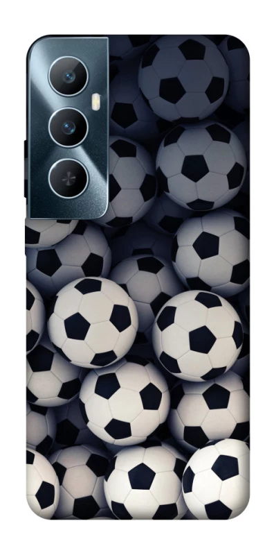 Чохол на Realme C65 4G Футбольні м'ячи фото 1 з 1