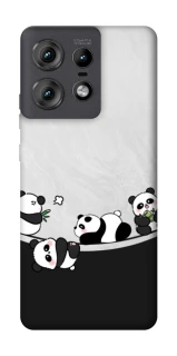Чохол на Motorola Edge 50 Pro Four pandas фото 1 з 1