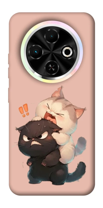 Чохол на TECNO Spark 30C Сat and cat фото 1 з 1