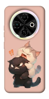Чехол на TECNO Spark 30C Сat and cat фото 1 Чехол на TECNO Spark 30C Сat and cat фото 1 из 1