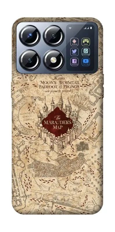 Чехол на Xiaomi POCO X8 Pro Marauders map фото 1 из 1