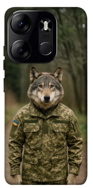 Чехол на Tecno Spark Go 2023 Волк защитник фото 1 из 1